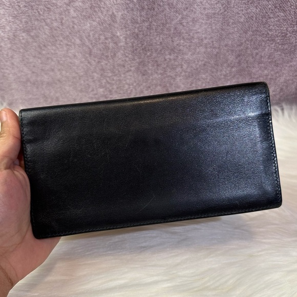 DUNHILL mens leather long wallet in black - Picture 4 of 13
